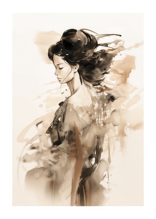  Silhouette Of A Woman No1