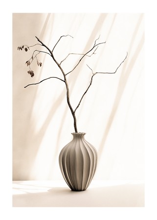  Flower Pot And Branch No1